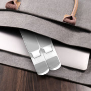 YMB1028 Portable Folding Desktop Holder Bracket for Laptop / Tablet(Silver)