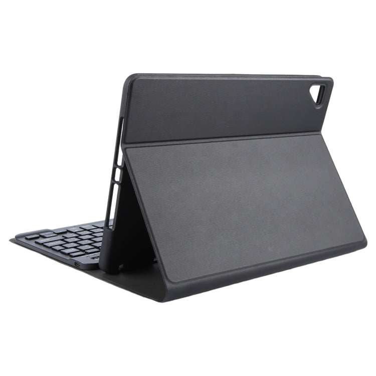 For iPad Pro 9.7 / 9.7 inch 2017 / 9.7 2018 / Air / Air 2 IP071 Separable ABS Smart Bluetooth Keyboard + Litchi Texture Horizontal Flip Leather Tablet Case (Black)