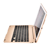 For iPad Pro 9.7 inch / iPAD Air 2 Horizontal Flip Tablet Case + Bluetooth Keyboard(Gold)