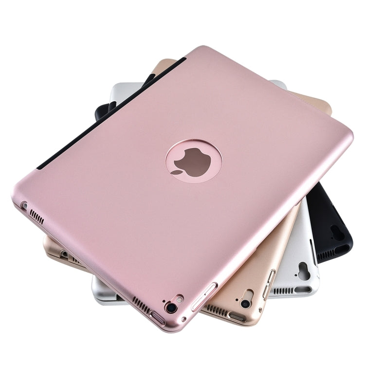 For iPad Pro 9.7 inch / iPAD Air 2 Horizontal Flip Tablet Case + Bluetooth Keyboard(Gold)