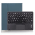 X-11BC Skin Plain Texture Detachable Bluetooth Keyboard Tablet Case for iPad Pro 11 inch 2020 / 2018, with Touchpad & Pen Slot(Dark Green) - For iPad Pro by PMC TechLife | Online Shopping South Africa | PMC TechLife