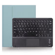 X-11BC Skin Plain Texture Detachable Bluetooth Keyboard Tablet Case for iPad Pro 11 inch 2020 / 2018, with Touchpad & Pen Slot (Green) - For iPad Pro by PMC TechLife | Online Shopping South Africa | PMC TechLife