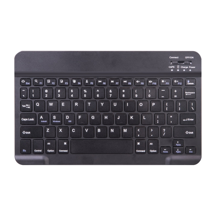 X-11B Skin Plain Texture Detachable Bluetooth Keyboard Tablet Case for iPad Pro 11 inch 2020 / 2018, with Pen Slot (Blue)