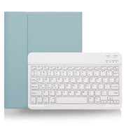 X-11B Skin Plain Texture Detachable Bluetooth Keyboard Tablet Case for iPad Pro 11 inch 2020 / 2018, with Pen Slot (Green)