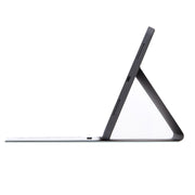 X-11BS Skin Plain Texture Detachable Bluetooth Keyboard Tablet Case for iPad Pro 11 inch 2020 / 2018, with Pen Slot & Backlight (Black)