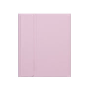 X-11BS Skin Plain Texture Detachable Bluetooth Keyboard Tablet Case for iPad Pro 11 inch 2020 / 2018, with Pen Slot & Backlight (Pink)