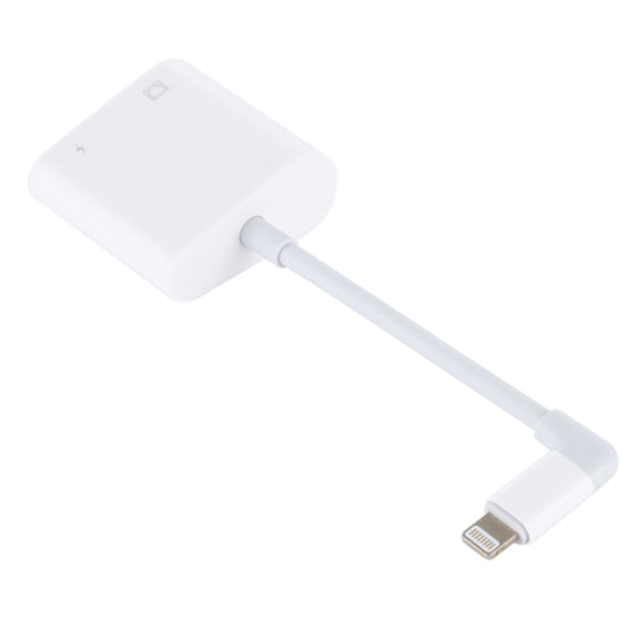 NK-1035 Ethernet Port + 8 Pin Female to 8 Pin Elbow Male Function Adapter(White)