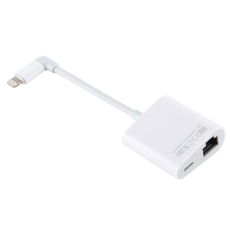 NK-1035 Ethernet Port + 8 Pin Female to 8 Pin Elbow Male Function Adapter(White)