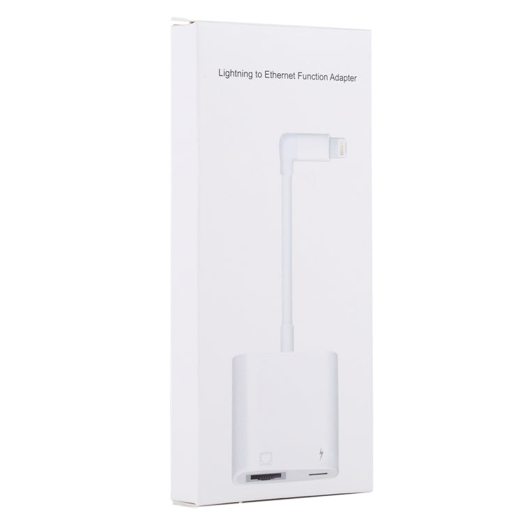NK-1035 Ethernet Port + 8 Pin Female to 8 Pin Elbow Male Function Adapter(White)