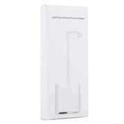 NK-1035 Ethernet Port + 8 Pin Female to 8 Pin Elbow Male Function Adapter(White)