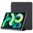 Mutural YASHI Series TPU + PU Cloth Pattern Texture Horizontal Flip Leather Case with Three-folding Holder & Pen Slot & Wake-up / Sleep Function For iPad Air 2022 / 2020 10.9(Black) - free shipping - PMc TechLife - Order now!