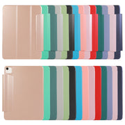 For iPad Air 13 2024 / Pro 12.9 2020 Double-sided Magnetic Flip PU Leather Tablet Case With Holder & Sleep / Wake-up Function(Rose Gold)