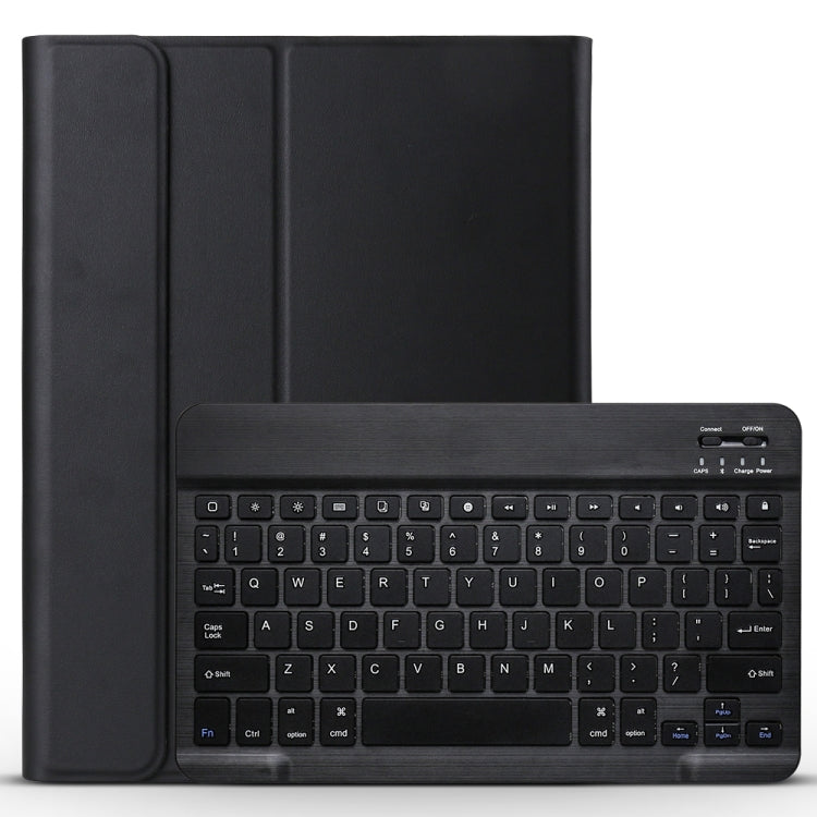 A11 Bluetooth 3.0 Ultra-thin ABS Detachable Bluetooth Keyboard Leather Tablet Case with Holder for iPad Pro 11 inch 2021 (Black)