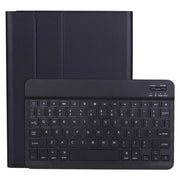A11B Bluetooth 3.0 Ultra-thin ABS Detachable Bluetooth Keyboard Leather Tablet Case with Holder & Pen Slot for iPad Pro 11 2022 / 2021 / Air 5 / Air 4 (Black)