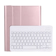 A11BS Ultra-thin ABS Detachable Bluetooth Keyboard Tablet Case with Backlight & Pen Slot & Holder for iPad Pro 11 2022 / 2021 / Air 5 / Air 4 (Rose Gold) - For iPad Pro by PMC TechLife | Online Shopping South Africa | PMC TechLife | Buy Now Pay Later Mobicred