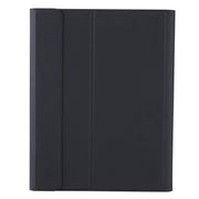C-11B Detachable Candy Color Bluetooth Keyboard Leather Tablet Case with Pen Slot & Holder for iPad Pro 11 2022 / 2021 / Air 5 / Air 4 (Black)