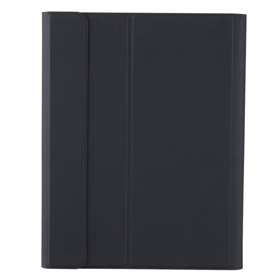 C-11B Detachable Candy Color Bluetooth Keyboard Leather Tablet Case with Pen Slot & Holder for iPad Pro 11 2022 / 2021 / Air 5 / Air 4 (Black)