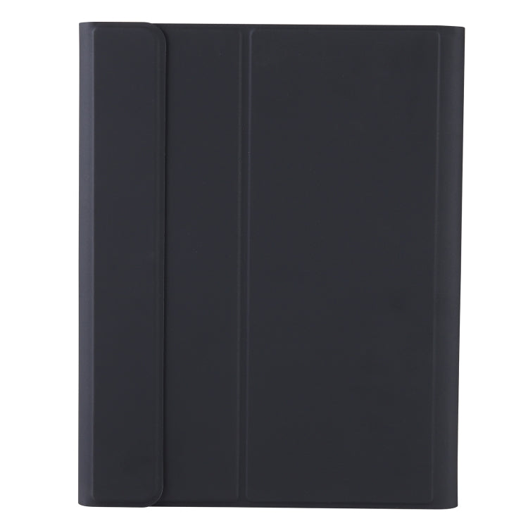 C-11B Detachable Candy Color Bluetooth Keyboard Leather Tablet Case with Pen Slot & Holder for iPad Pro 11 2022 / 2021 / Air 5 / Air 4 (Black)