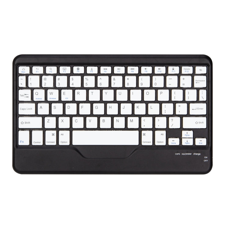 Z098B Pen Slot Bluetooth Keyboard Leather Tablet Case For iPad Air 2022/2020 (Black)
