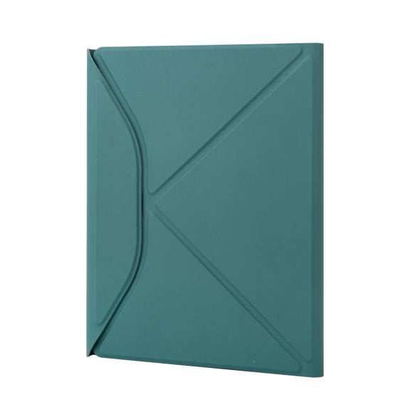 Z098B Pen Slot Bluetooth Keyboard Leather Tablet Case For iPad Air 11 2025/2024/2022/2020 (Green)