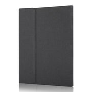 RK11 For iPad Pro 11 inch Silk Texture Detachable Plastic Bluetooth Keyboard Leather Tablet Case with Pen Slot & Stand Function(Black)