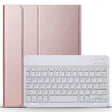 Detachable Bluetooth Keyboard + Brushed Texture Horizontal Flip Leather Tablet Case with Holder for iPad Pro 11 inch (2018)(Rose Gold) - For iPad Pro by PMC TechLife | Online Shopping South Africa | PMC TechLife