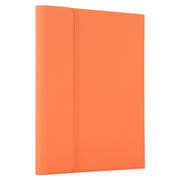 TG11B Detachable Bluetooth White Keyboard + Microfiber Leather Tablet Case for iPad Pro 11 inch (2020), with Pen Slot & Holder (Orange)