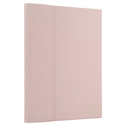 TG11B Detachable Bluetooth White Keyboard + Microfiber Leather Tablet Case for iPad Pro 11 inch (2020), with Pen Slot & Holder (Pink)