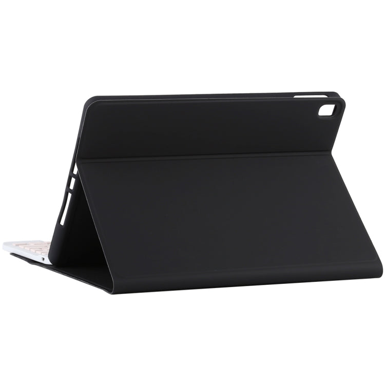 TG11B Detachable Bluetooth Pink Keyboard + Microfiber Leather Tablet Case for iPad Pro 11 inch (2020), with Pen Slot & Holder (Black)
