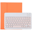 TG11B Detachable Bluetooth Pink Keyboard + Microfiber Leather Tablet Case for iPad Pro 11 inch (2020), with Pen Slot & Holder (Orange) - For iPad Pro by PMC TechLife | Online Shopping South Africa | PMC TechLife