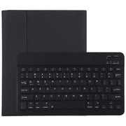 TG11B Detachable Bluetooth Black Keyboard + Microfiber Leather Tablet Case for iPad Pro 11 inch (2020), with Pen Slot & Holder (Black)