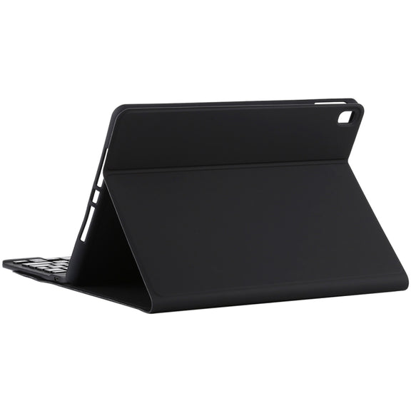 TG11B Detachable Bluetooth Black Keyboard + Microfiber Leather Tablet Case for iPad Pro 11 inch (2020), with Pen Slot & Holder (Black)