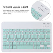 TG11B Detachable Bluetooth Green Keyboard + Microfiber Leather Tablet Case for iPad Pro 11 inch (2020), with Pen Slot & Holder (Pink)