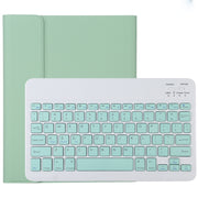 TG11B Detachable Bluetooth Green Keyboard + Microfiber Leather Tablet Case for iPad Pro 11 inch (2020), with Pen Slot & Holder (Green)