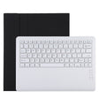 T129 Detachable Bluetooth White Keyboard Microfiber Leather Tablet Case for iPad Pro 12.9 inch (2020), with Holder (Black) - For iPad Pro by PMC Jewellery | Online Shopping South Africa | PMC Jewellery | Buy Now Pay Later Mobicred