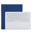 T129 Detachable Bluetooth White Keyboard Microfiber Leather Tablet Case for iPad Pro 12.9 inch (2020), with Holder (Blue) - For iPad Pro by PMC Jewellery | Online Shopping South Africa | PMC Jewellery | Buy Now Pay Later Mobicred