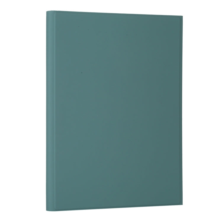 T129 Detachable Bluetooth Black Keyboard Microfiber Leather Tablet Case for iPad Pro 12.9 inch (2020), with Holder (Dark Green)