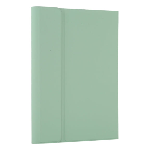 TG11BC Detachable Bluetooth White Keyboard Microfiber Leather Tablet Case for iPad Pro 11 inch (2020), with Touchpad & Pen Slot & Holder (Green)