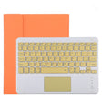 TG11BC Detachable Bluetooth Yellow Keyboard Microfiber Leather Tablet Case for iPad Pro 11 inch (2020), with Touchpad & Pen Slot & Holder (Orange) - For iPad Pro by PMC TechLife | Online Shopping South Africa | PMC TechLife