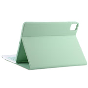 TG11BC Detachable Bluetooth Green Keyboard Microfiber Leather Tablet Case for iPad Pro 11 inch (2020), with Touchpad & Pen Slot & Holder (Green)