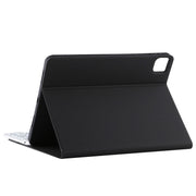 TG11BCS Detachable Bluetooth White Keyboard Microfiber Leather Tablet Case for iPad Pro 11 inch (2020), with Backlight & Touchpad & Pen Slot & Holder (Black)