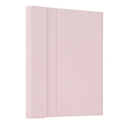 TG11BCS Detachable Bluetooth White Keyboard Microfiber Leather Tablet Case for iPad Pro 11 inch (2020), with Backlight & Touchpad & Pen Slot & Holder (Pink)