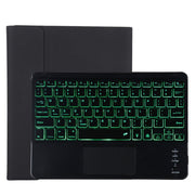 TG11BCS Detachable Bluetooth Black Keyboard Microfiber Leather Tablet Case for iPad Pro 11 inch (2020), with Backlight & Touchpad & Pen Slot & Holder (Black)