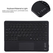 TG11BCS Detachable Bluetooth Black Keyboard Microfiber Leather Tablet Case for iPad Pro 11 inch (2020), with Backlight & Touchpad & Pen Slot & Holder (Black)