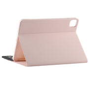 TG11BCS Detachable Bluetooth Black Keyboard Microfiber Leather Tablet Case for iPad Pro 11 inch (2020), with Backlight & Touchpad & Pen Slot & Holder (Pink)