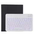 TG11BS Detachable Bluetooth White Keyboard Microfiber Leather Tablet Case for iPad Pro 11 inch (2020), with Backlight & Pen Slot & Holder (Black) - For iPad Pro by PMC TechLife | Online Shopping South Africa | PMC TechLife