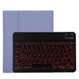 TG11BS Detachable Bluetooth Black Keyboard + Microfiber Leather Tablet Case for iPad Pro 11 inch (2020), with Backlight & Pen Slot & Holder(Purple) - For iPad Pro by PMC TechLife | Online Shopping South Africa | PMC TechLife