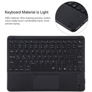 TG-102BCS Detachable Bluetooth Black Keyboard + Microfiber Leather Tablet Case for iPad 10.2 inch / iPad Air (2019), with Touch Pad & Backlight & Pen Slot & Holder (Dark Green)