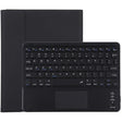 TG109BC Detachable Bluetooth Black Keyboard + Microfiber Leather Tablet Case for iPad Air 2020, with Touch Pad & Pen Slot & Holder (Black) - For iPad Air by PMC TechLife | Online Shopping South Africa | PMC TechLife