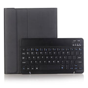 A102B For iPad 10.2 inch 2019 Ultra-thin Detachable Bluetooth Keyboard Leather Tablet Case with Stand & Pen Slot Function (Black)